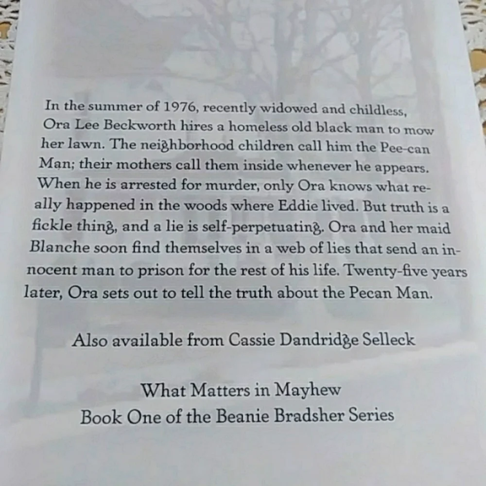 Book Sale! 3 for $10! Murder Mystery - The Pecan Man